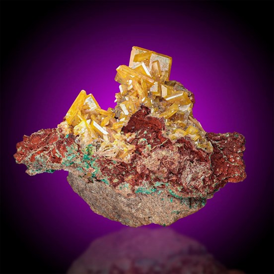 Wulfenite-Tsumeb Mine | Tsumeb | Otjikoto Region | Namibia